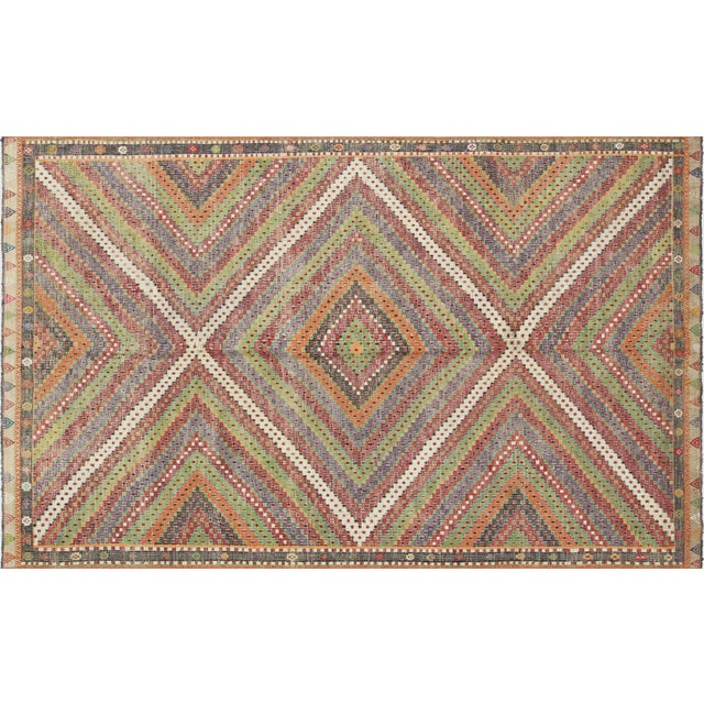 1950s Turkish Kilim For Sale In Los Angeles - Image 6 of 6