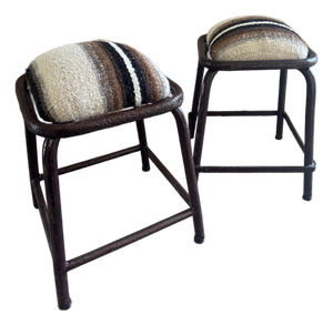 Pair of Vintage Industrial Stools