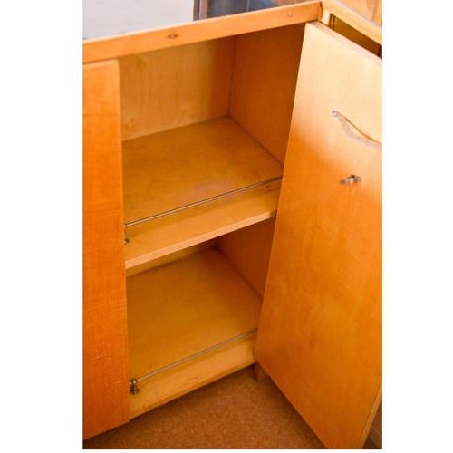 Art Deco Bar with Engraved Bevel Mirror, 1946 For Sale - Image 9 of 10