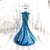 This is a blue wide bottom decanter with black stripes and a clear stopper that does not fit. When the stopper sits...
