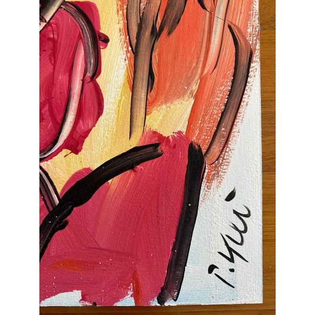 Abstract Expressionism Original Peter Keil Abstract Portrait Painting For Sale - Image 3 of 5