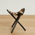 English British Colonial Style Zebra Folding Stool or Seat For Sale - Image 3 of 15
