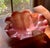 Originally sourced from a New York flea market in the late 1990s, the hand-blown art glass handkerchief bowl featured here...