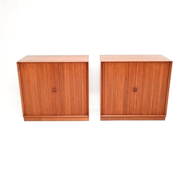 Mid-Century Modern Vintage Danish Teak Cabinets by Peter Hvidt and Orla Molgaard Nielsen for Søborg Møbelfabrik, 1960s, Set of 2 For Sale - Image 3 of 11