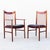 Wood Vintage Arne Vodder Model 422 Rosewood & Leather Danish Modern Dining Chairs For Sale - Image 7 of 12