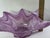 Mid 20th Century Vintage Large Vintage Lavorazione Arte Murano Purple Pink Glass 8 Point Starfish Bowl For Sale - Image 5 of 12