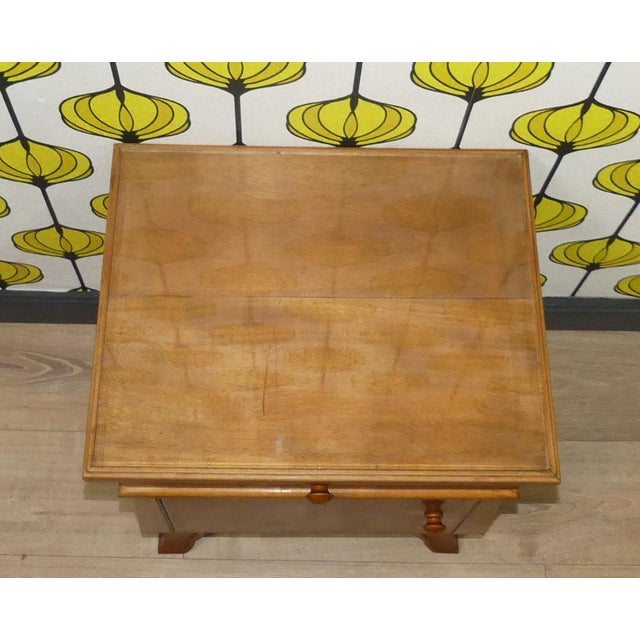 Vintage Night Cabinets with Lacquer Drawer & Door Glass Plate Nostalgia, Set of 2 For Sale - Image 3 of 18