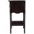 Coffee Rochelle 1 Drawer Nightstand, Dark Brown For Sale - Image 8 of 13