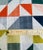 54" wide Pollack Jockey Derby abstract geometric water & stain resistant upholstery fabric in navy, olive, off white and...