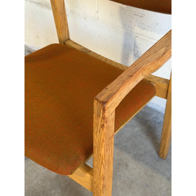 1970s Albin I Hyssna Oak Armchair Swedish Mid-Century Modern 1970s For Sale - Image 5 of 11