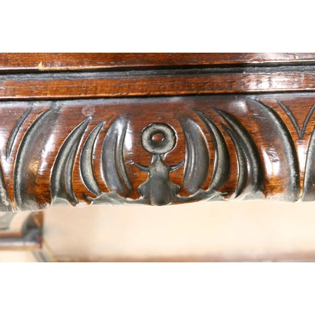 Italian Antique Walnut Italian Cupboard Drinks Bar For Sale - Image 3 of 10