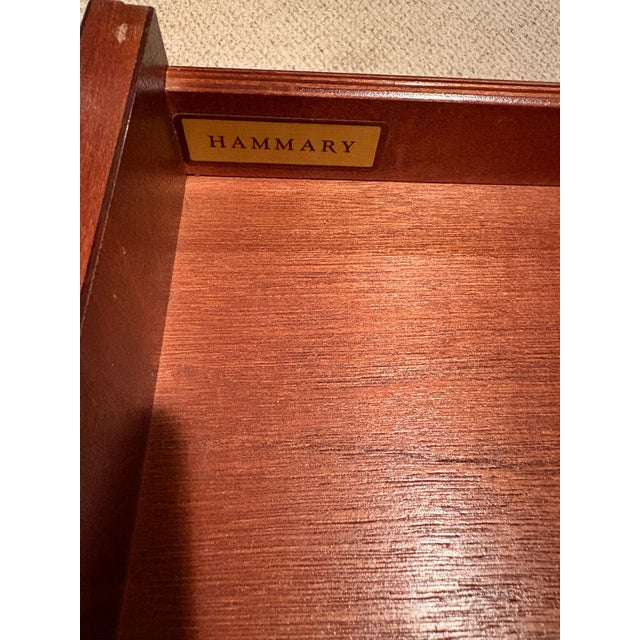 Wood Hammery End Table For Sale - Image 7 of 7
