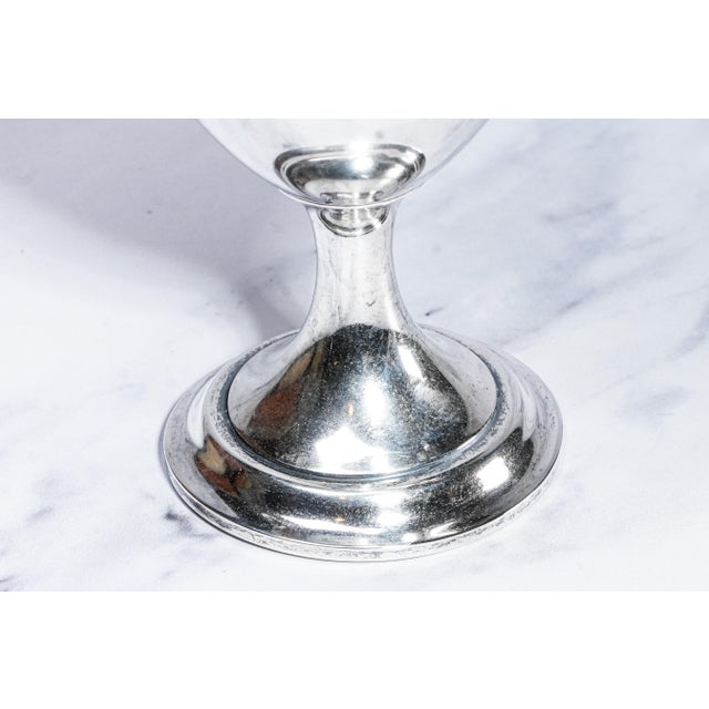 Amazing Large Heavy Antique Gorham Sterling Silver Rowing Sports Trophy For Sale - Image 4 of 11