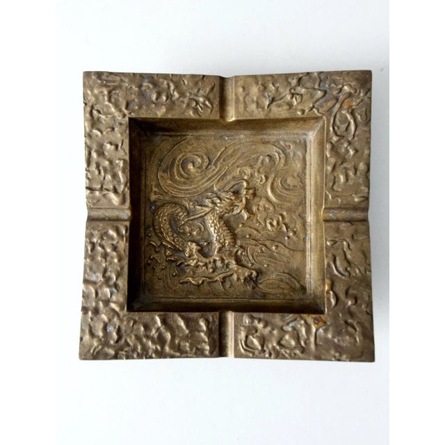 Vintage Brass Ashtray For Sale - Image 4 of 8