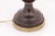 1980s Neoclassical Enameled Oxblood & Brass Rams Head Lamps, Attr. Chapman For Sale In Atlanta - Image 6 of 6