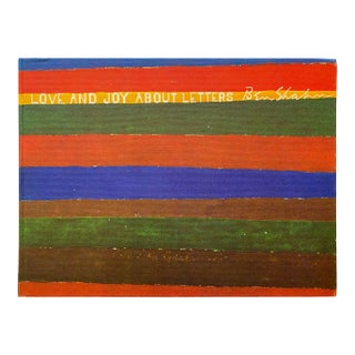 Ben Shahn " Love and Joy About Letters " Vintage 1963 First Edition Lithograph Print Mid Century Modern Large Hardcover Slipcase Artist's Book For Sale