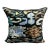 Multicolor Velvet Ikat Pillow Cover For Sale