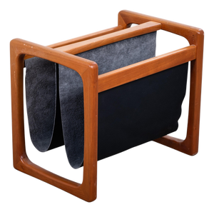 Teak Magazine Holder attributed to Aksel Kjersgaard, Denmark, 1960s