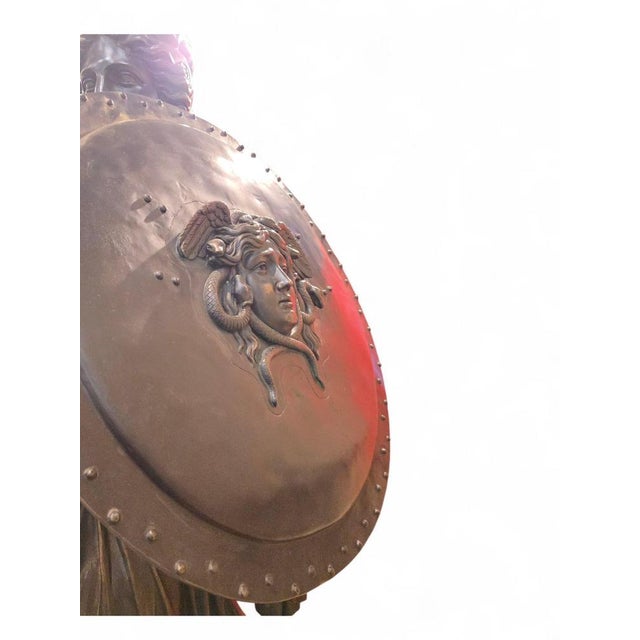 Large Sculpture of Athena, 1950, Bronze For Sale - Image 11 of 17
