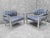 Mid-Century Modern Milo Baughman Style Chrome Tufted Chairs Newly in Leather, Pair For Sale - Image 11 of 11