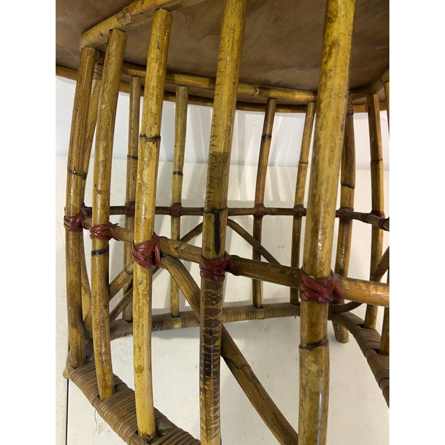 Bamboo Coffee Table, 1956 For Sale - Image 10 of 12