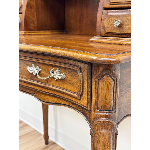 Vintage Thomasville Furniture Camille Collection French Provincial Secretary Desk For Sale - Image 10 of 13