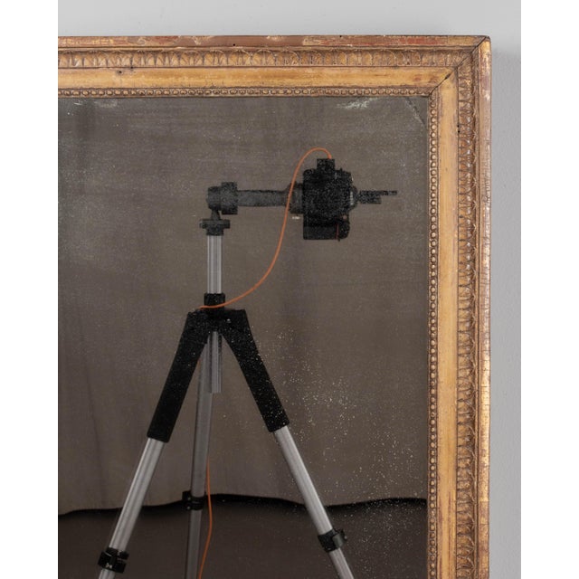 19th Century Louis XVI Style Gilded Mirror For Sale - Image 4 of 12