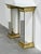 Vintage Mirrored Pedestals in Gilt Finish from Deknudt, Belgium, 1980s, Set of 2 For Sale - Image 10 of 13