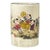 Famille Rose Crackle Glaze Porcelain Brush Pot With Figural Motif For Sale