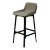 Italian Modern Emanuel Gargano and Anton Cristell for Amura Panis Wool Barstool For Sale