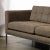 Modern Modernist Biscuit Tufted 'Relaxed' Sofa in Holly Hunt Fabric by Florence Knoll For Sale - Image 3 of 11