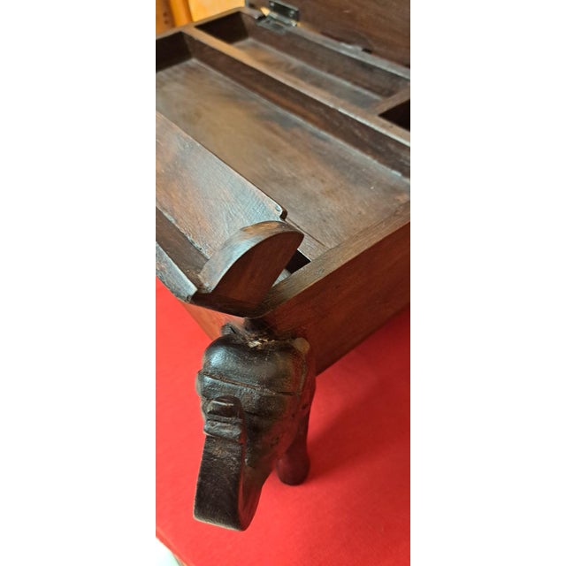 Vintage Indian Secretary Box, 1985 For Sale - Image 6 of 11