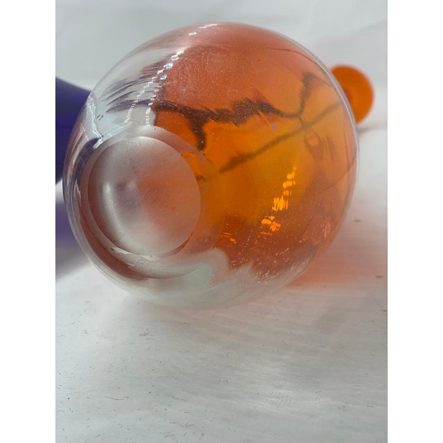 Mid-Century Modern Kamei Glass Solifleur Bud Vases - Set of 4 For Sale In Atlanta - Image 6 of 15