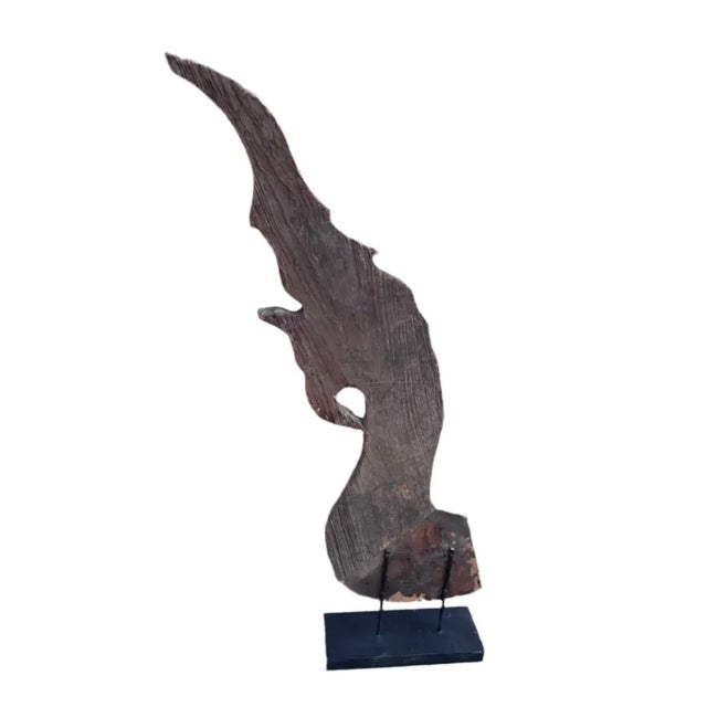 Asian Antique 19th Century Thai Naga Temple Finial For Sale - Image 3 of 7