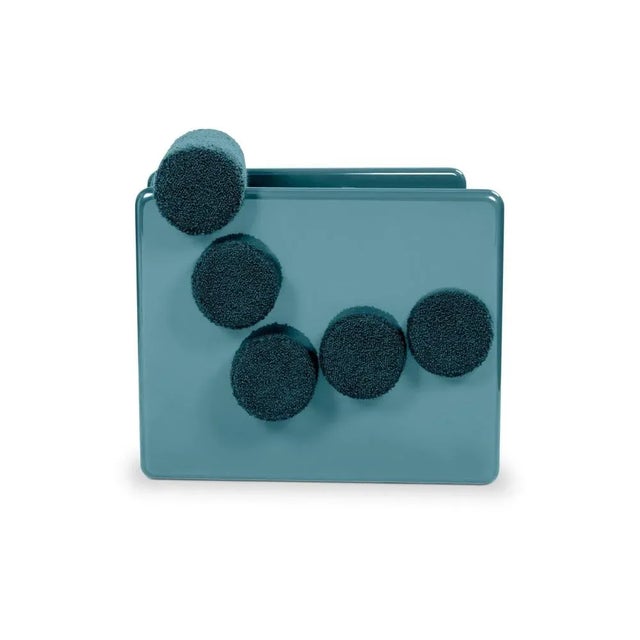 Charles Cormo Azure Armchair by Royal Stranger For Sale - Image 4 of 8