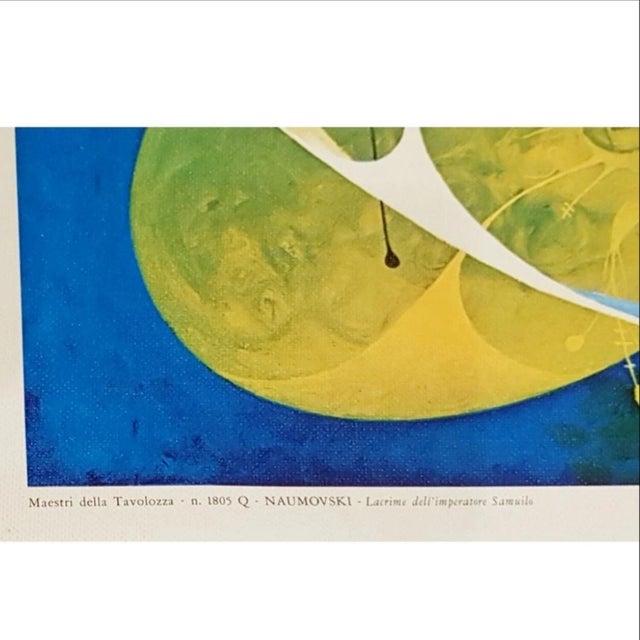 Nauvomski, Lacrime dell'imperatore Samuilo Surrealist Composition, Print on Canvas For Sale - Image 6 of 8