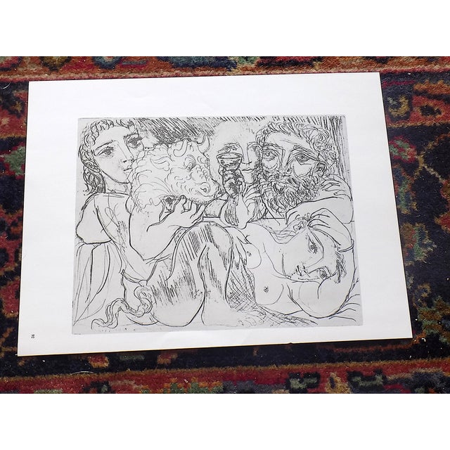 Pablo Picasso Vintage Mid Century Modern Picasso Lithographs - Set of 6 For Sale - Image 4 of 8