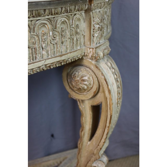 Console Table in Painted Wood, 1960s For Sale - Image 11 of 13