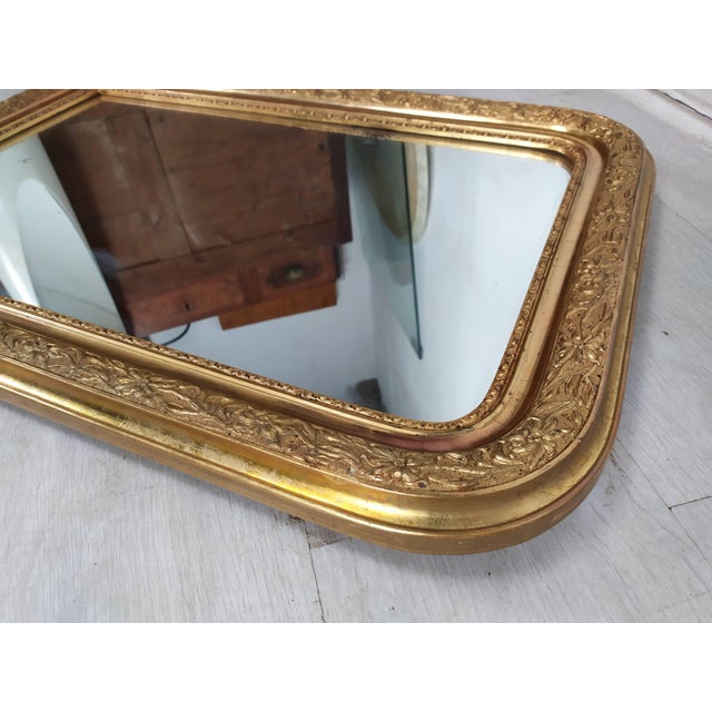 Napoleon III Golden Mirror For Sale - Image 9 of 16