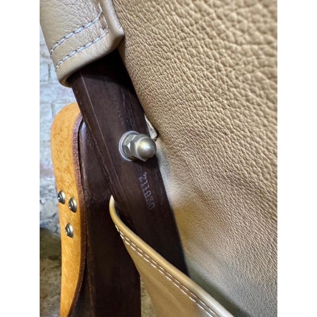 KK47000 Safari Chairs in Leather attributed to Kaare Klint for Carl Hansen & Søn, 2010s, Set of 2 For Sale - Image 16 of 18