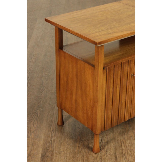 John Widdicomb Mid Century Modern Walnut Bar Cabinet For Sale - Image 13 of 18