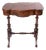 19th Century English Burr Walnut Sewing Table For Sale