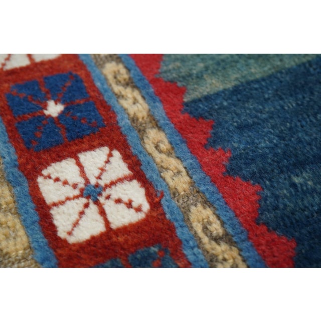 Green Antique Caucasian Talish Rug 5'1'' X 10'11'' For Sale - Image 8 of 13