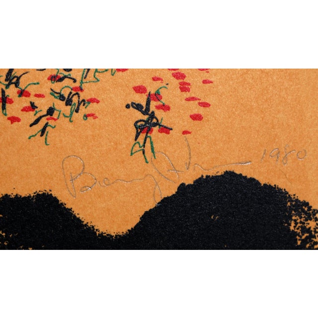 African Glider, Benny Andrews Lithograph For Sale - Image 3 of 5