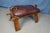 Mid 20th Century Moroccan Leather Saddle Camel Stool Foot Rest Ottoman Pouf Bench Seat For Sale - Image 9 of 14