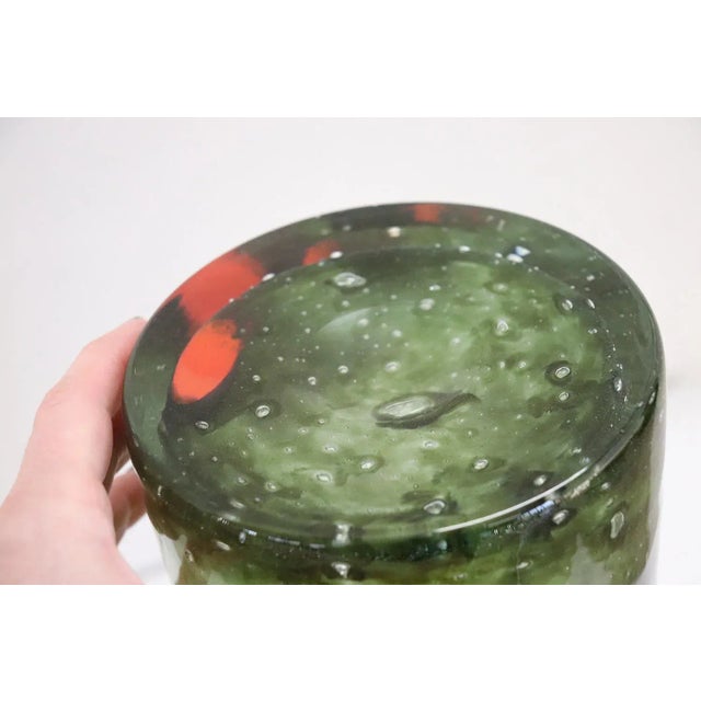 Large Italian Murano Glass Vase, 1960s For Sale - Image 14 of 17