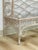 Vintage Etagere Henry Link Rattan Whitewash Three-Tier Glass Shelves Coastal For Sale - Image 10 of 16