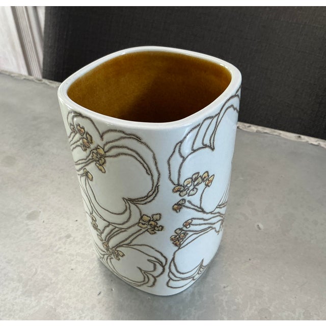 Mid-Century Modern Mid-Century Modern Royal Copenhagen Baca Vase by Ellen Malmer For Sale - Image 3 of 17