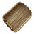 Large Rectangular Brown Osier Tray For Sale