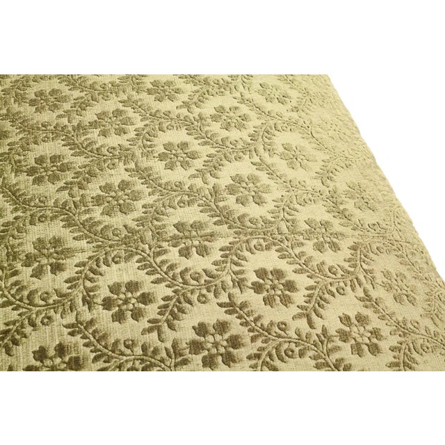 Vintage Velvet Bench, 1950s For Sale - Image 3 of 13